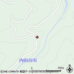徳島県美馬市穴吹町古宮内田593周辺の地図