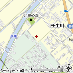 愛媛県西条市壬生川周辺の地図