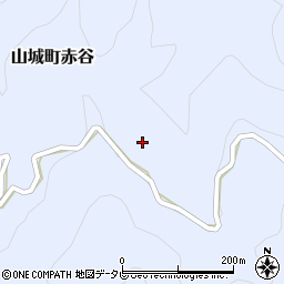 徳島県三好市山城町赤谷448周辺の地図