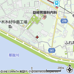 徳島県阿南市那賀川町赤池199周辺の地図