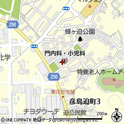 門医院周辺の地図