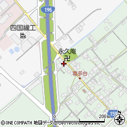 愛媛県西条市喜多台2周辺の地図