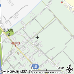 愛媛県西条市喜多台337周辺の地図