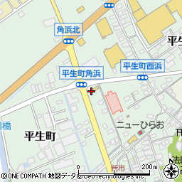 果子乃季平生店周辺の地図