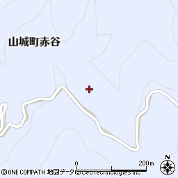 徳島県三好市山城町赤谷459周辺の地図