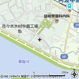 徳島県阿南市那賀川町赤池210周辺の地図