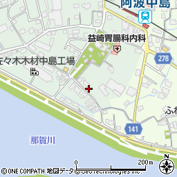 徳島県阿南市那賀川町赤池202周辺の地図