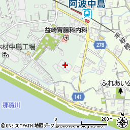徳島県阿南市那賀川町赤池173周辺の地図