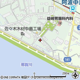 徳島県阿南市那賀川町赤池207周辺の地図