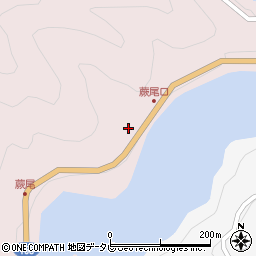 奈良県吉野郡十津川村平谷681周辺の地図