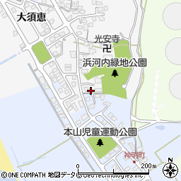 山口県山陽小野田市本山町207周辺の地図