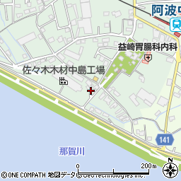 徳島県阿南市那賀川町赤池245周辺の地図