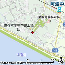 徳島県阿南市那賀川町赤池232周辺の地図