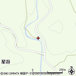 徳島県勝浦郡勝浦町星谷中奥周辺の地図