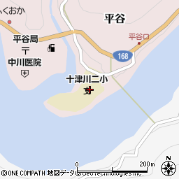 奈良県吉野郡十津川村平谷256周辺の地図