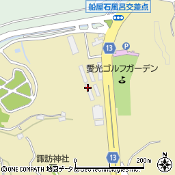 愛媛県西条市船屋乙周辺の地図