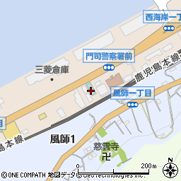 ホテルルートイン門司港周辺の地図