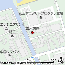 株式会社青木商店　西条工場周辺の地図