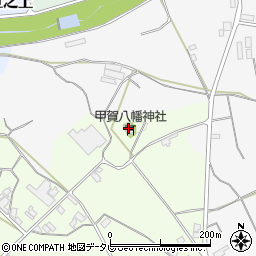 甲賀八幡神社周辺の地図