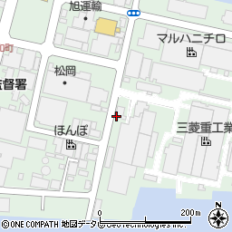 日本通運株式会社　三菱重工駐在所・三菱重工業大和町工場内周辺の地図