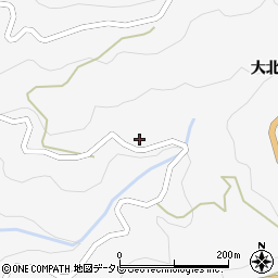 徳島県美馬市木屋平大北434周辺の地図