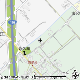 愛媛県西条市喜多台246周辺の地図