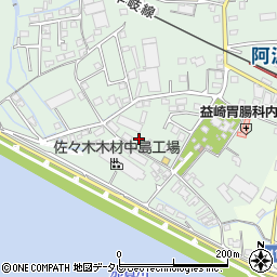 徳島県阿南市那賀川町赤池268周辺の地図