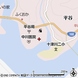 奈良県吉野郡十津川村平谷427周辺の地図