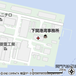 下関海陸運送物流センター周辺の地図