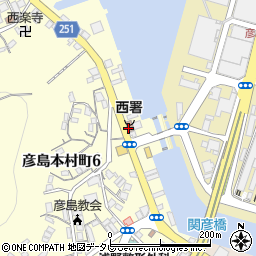 下関市消防局西消防署周辺の地図