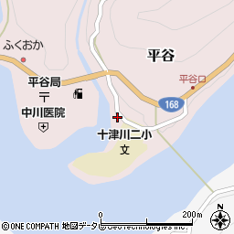 奈良県吉野郡十津川村平谷254周辺の地図