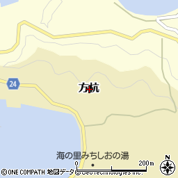 和歌山県日高郡日高町方杭周辺の地図