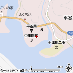 奈良県吉野郡十津川村平谷428周辺の地図