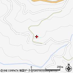 徳島県美馬市木屋平大北430周辺の地図