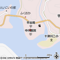 奈良県吉野郡十津川村平谷457周辺の地図