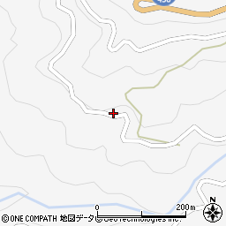 徳島県美馬市木屋平大北503周辺の地図