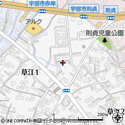 セントラル硝子草江アパートＣ棟周辺の地図