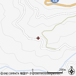 徳島県美馬市木屋平大北502周辺の地図