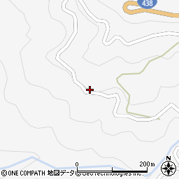 徳島県美馬市木屋平大北534周辺の地図