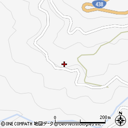 徳島県美馬市木屋平大北495周辺の地図