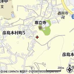 山口県下関市彦島本村町周辺の地図