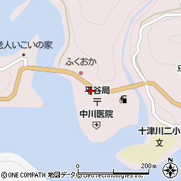 奈良県吉野郡十津川村平谷467周辺の地図