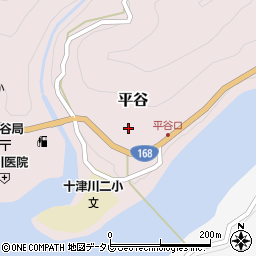 奈良県吉野郡十津川村平谷220周辺の地図