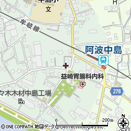 徳島県阿南市那賀川町赤池283-14周辺の地図