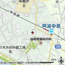 徳島県阿南市那賀川町赤池283周辺の地図
