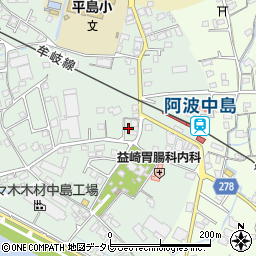 徳島県阿南市那賀川町赤池283-1周辺の地図