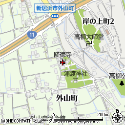 隆徳寺周辺の地図
