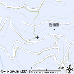 徳島県勝浦郡勝浦町坂本旭周辺の地図