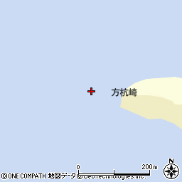 方杭崎周辺の地図