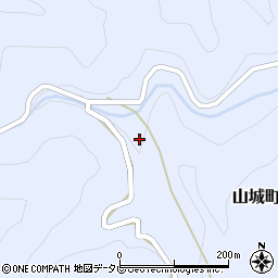 徳島県三好市山城町赤谷394周辺の地図